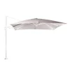Parasol|ohgreen Zweefparasol Fuga wit-licht grijs